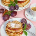 Placuszki owsiane z ganache śliwkowym